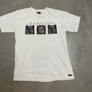 Vintage Hampton University Mom T-Shirt Size Large